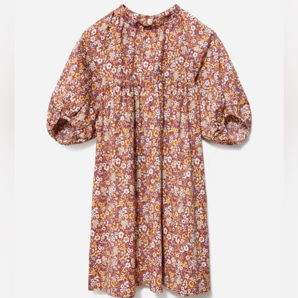 [SOLD] EVERLANE shirred minidress - Picture 6 of 8